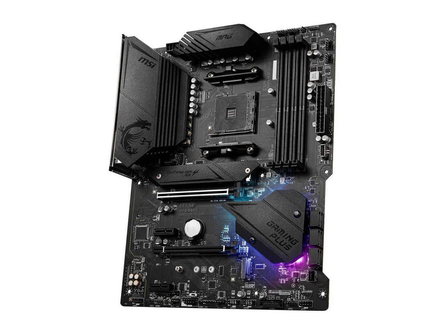 MPG B550 GAMING plus AM4 AMD B550 SATA 6Gb/S USB 3.0 ATX AMD Motherboard